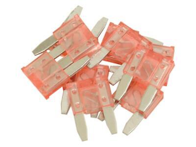 10 Pink Mini Blade Fuses 4.0 Amps - Snap Pack for Automotive Use