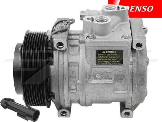 AL176858 OEM Denso Compressor With OEM Manifold Fits John Deere 1 Year Warranty