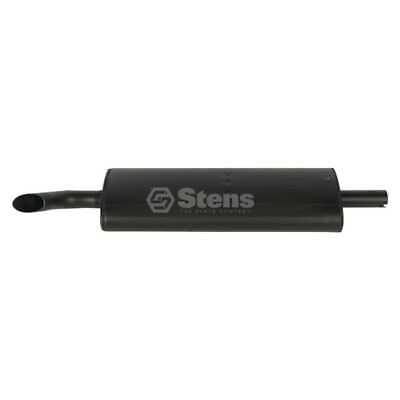 Muffler for Ford/New Holland 84364029, Oval, 41" Length, Aluminum, Vertical