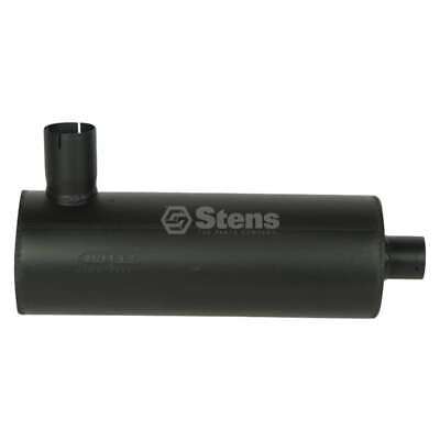 Muffler for John Deere AH87289, Round Aluminum, 23" Length, 2.75" Inlet