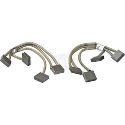 Brush Set 2 PCS for Motors - 12/24V, Insulated Leads, 7.2mm Terminal