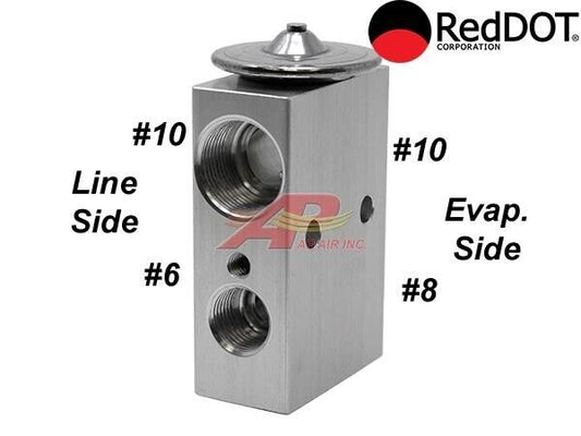 A/C Expansion Valve Genuine Red Dot 71R8321, RD-5-7015-1P