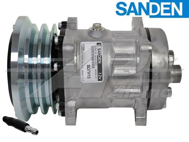 9704118, 9705764 OEM Sanden Compressor Fits Case New Holland - 1 Year Warranty