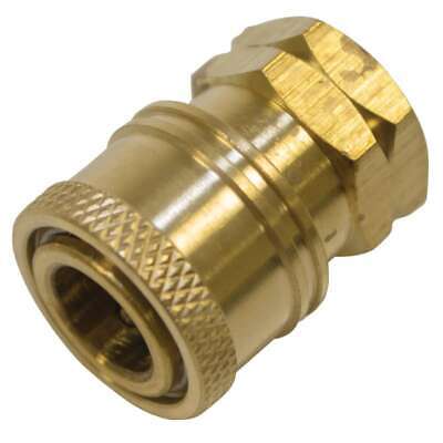 1/4" Female Quick Coupler Socket - 10.5 GPM, 4000 PSI, Brass, 300ï¿½F