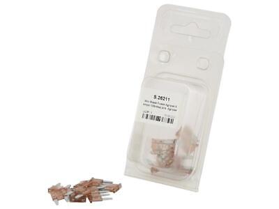 Mini Blade Fuses 5A - 10 Pack Light Brown Snap Pack for Automotive Use