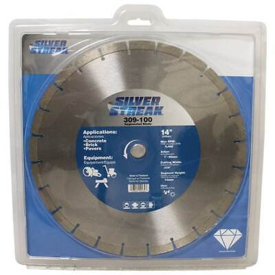 14" Segmented Blade for Angle Grinders - 1" Arbor, Wet/Dry Cutting