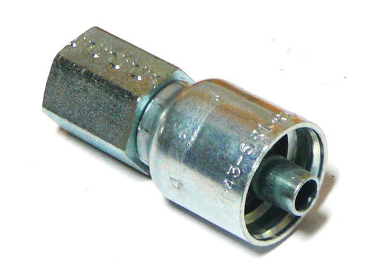 Pioneer NPTF Hose Fitting 1/4'' x 1/8'' x 27'' Female Straight Connector