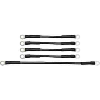 Battery Cable Set for E-Z-Go Med/TXT 1994+ 6-Gauge Black Cables