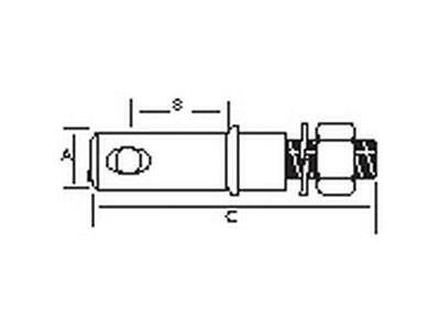 Stabiliser Pin for Kubota 150-13 - Durable Replacement Part - Fast Shipping