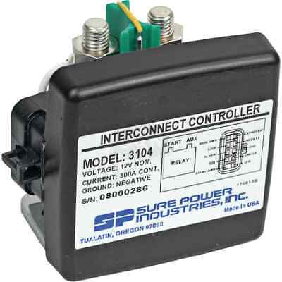 12V Power Separator 300A, 1 Input, 1 Battery Bank, LVD, 3.62" Length