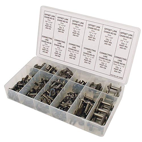 Stens New Stens Roller Chain Kit Chainsaw Chain 102 Piece Kit Mower