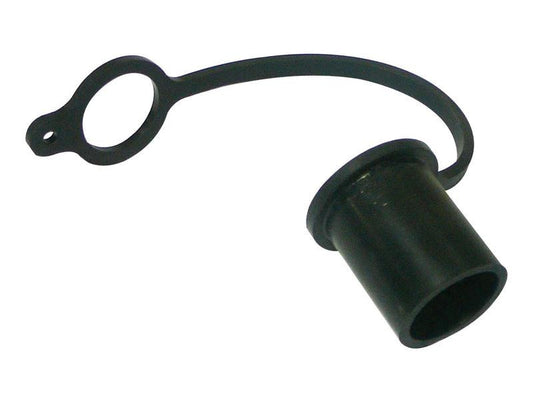 Black Rubber Dust Cap 3/4" Female Fits Various Applications