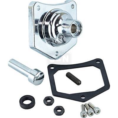 Denso Solenoid Cover for Starters - Chrome, 3 Holes, Push Button Kit