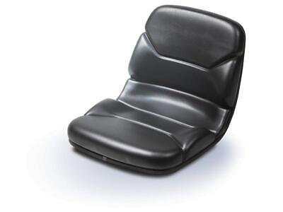 Black Vinyl Seat Assembly, 1000E Series, One-Piece Cushion, 11.25" x 11.5"