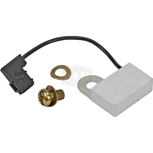 Capacitor Kit 2.2uF 100V with Mounting Screw & Lock Washer, 30.4mm x 18.4mm