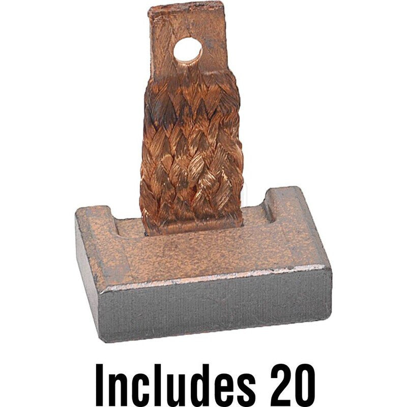 12V Delco Starter Brush - Single Lead, 1.437" Width, 0.925" Length