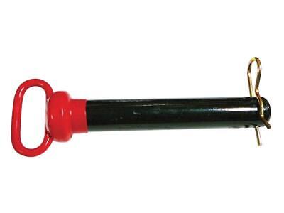 1-1/2" Hitch Pin with Red Handle - 8-1/2" Usable Length, Grade 5 Steel