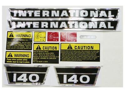 Decal for Case IH International Harvester 140 Tractor - Durable Design