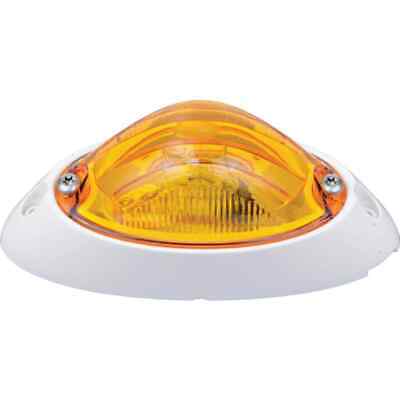 Amber Stop Tail Turn Light - Combination Marker Side Lamp - 12V Incandescent
