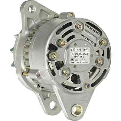 New 24V 25A Alternator for Komatsu Heavy Equipment - Multiple Models