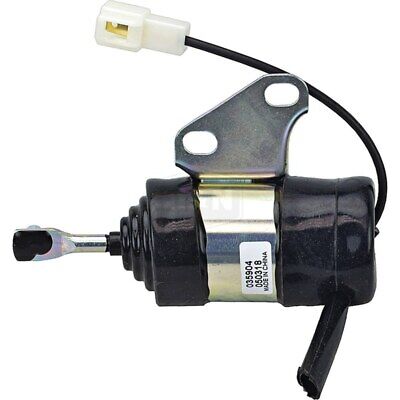 Fuel Solenoid 12V for Kubota Excavators & Mowers 16851-60010 60012 60013 60014