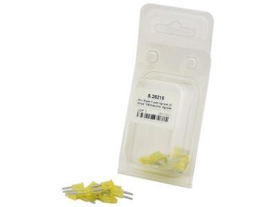 20 Amp Mini Blade Fuses - 10 Pack, Yellow Color, Universal Fit