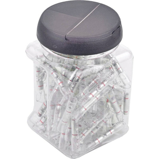 100PC 22-18 Butt Connectors Jar - Electrical Wiring Terminals