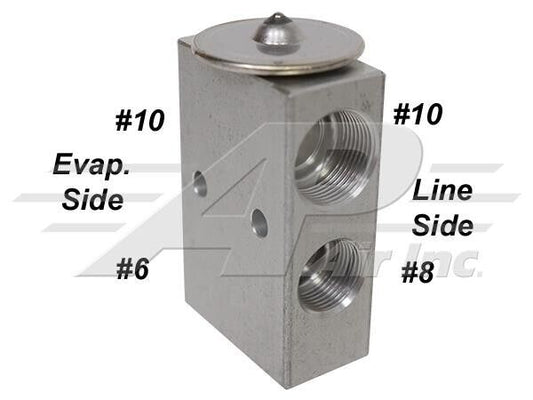A/C Expansion Valve RD-5-11272-0P Replacement for Red Dot Block Style Valve