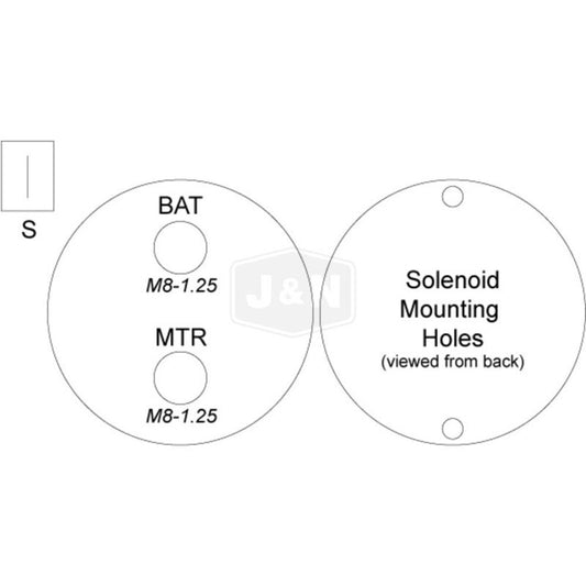 New Solenoid 12V for Nissan, Arrowhead, Hitachi, J&N, ZM Solenoids