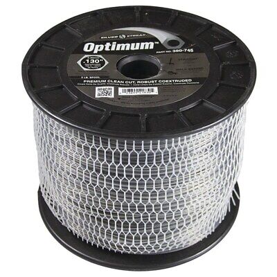 0.130" Trimmer Line 5 lb. Spool - 722' Length, Hex Shape, Gray Color