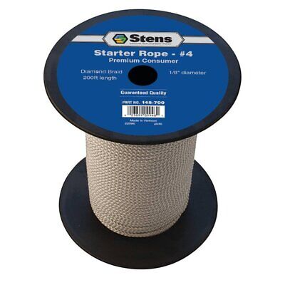 200' Diamond Braid Starter Rope for Chain Saws & 2-Cycle Engines #4