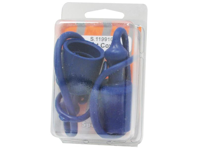 Blue PVC Dust Cap 3/8'' Female Fits TF38 - Pack of 2