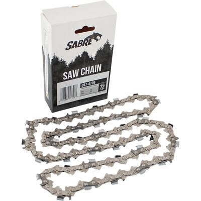 72 Drive Links 18" Chain .325" Pitch .058" Gauge Semi-Chisel Kickback