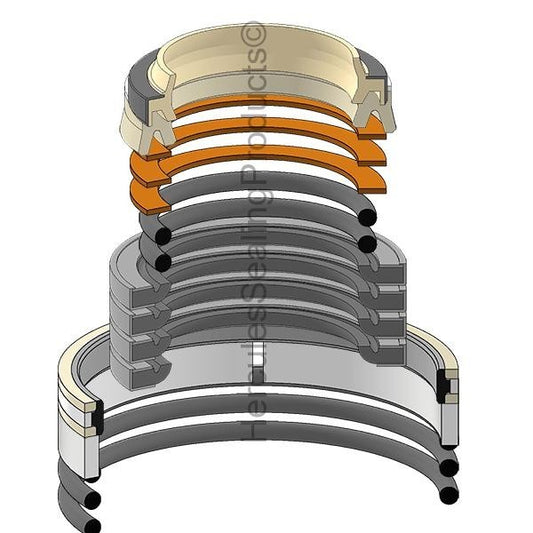 Boom Swing Cylinder Seal Kit for Komatsu PC88MR-10 Excavator 60x120mm
