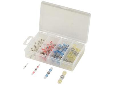 90 pcs Heat Shrink Double Tin Sleeve Terminal Kit - 4 Sizes for All Applications