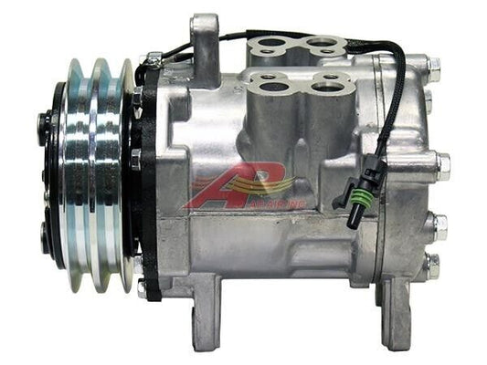 AH116654, SE503053 New Heavy Duty Compressor Fits John Deere - 1 Year Warranty