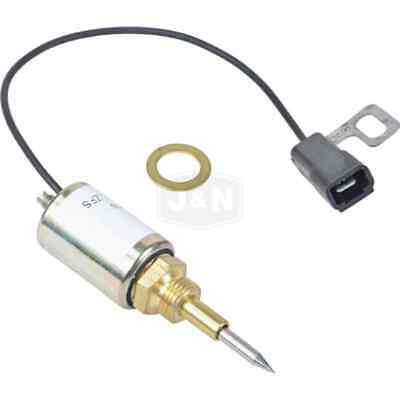 Fuel Shut-Off Solenoid 12V New Intermittent Duty Cycle Copper Terminal