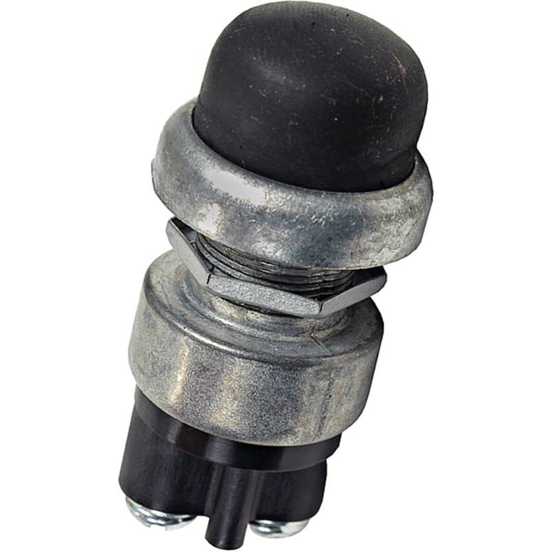 Momentary Push Button Switch 50A 12/24V Weather Sealed SPST Off-Mom On