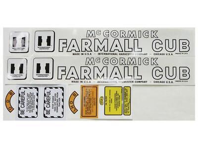 Decal for Case IH International Harvester Farmall Cub Tractor