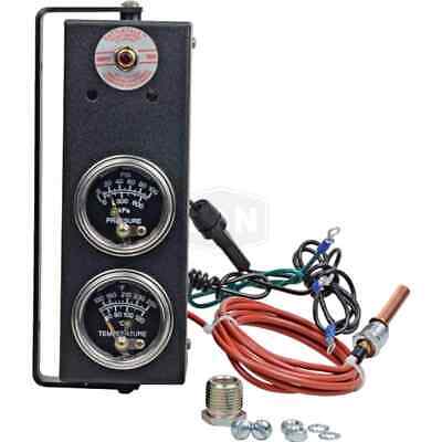 Multi-Gauge Engine Panel with Oil Pressure & Water Temp Gauges, Chrome Bezel