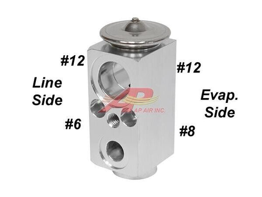 A/C Expansion Valve 68079483AA Fits 2011-2013 Dodge Durango - 1 Year Warranty