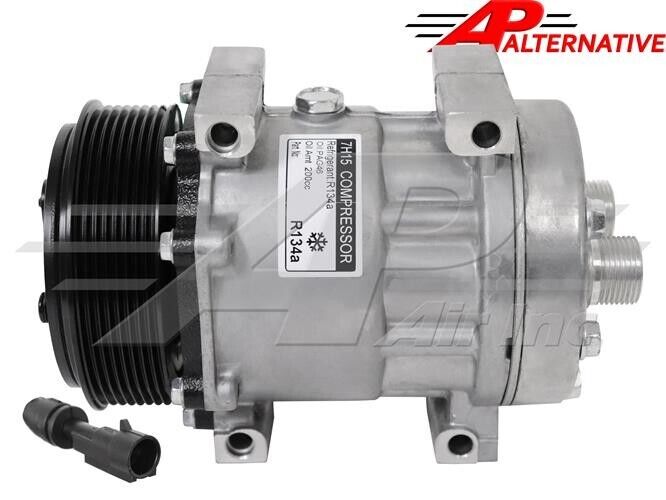 8500795 New A/C Compressor For Case New Holland Wheel Loaders - 1 Year Warranty