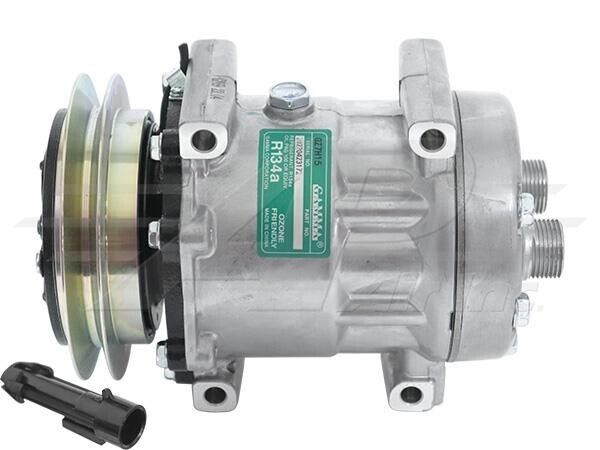 84159489 New A/C Compressor Fits Case New Holland Backhoes - 1 Year Warranty