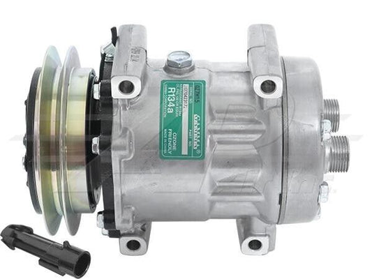 84159489 New A/C Compressor Fits Case New Holland Backhoes - 1 Year Warranty