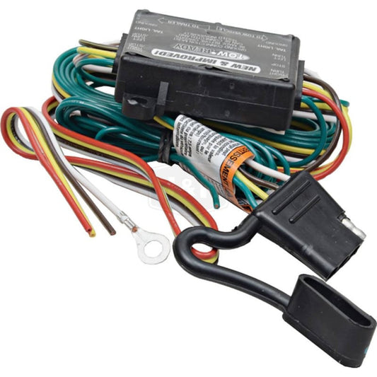 72" STT Trailer Lead Tail Light Converter Flat 4-Way Plug Install Kit