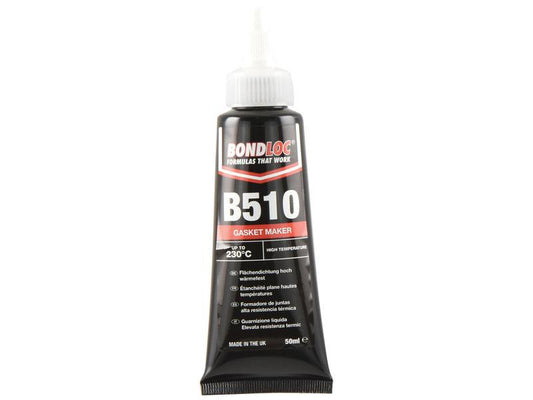 BondLoc B510 Gasket Maker 50ml - High Temp Anaerobic Sealant, Pink