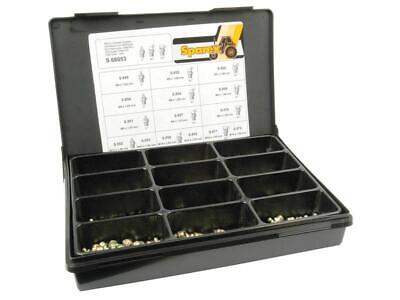 Assorted Grease Nipples M6 M8 M10 - 280 pcs Set, Various Angles Included