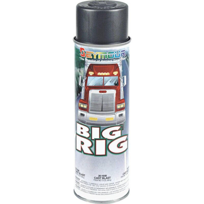 Cast Iron Gray Spray Paint - 20 oz, 6 Cans, Specialty Paint, Big Rig Series