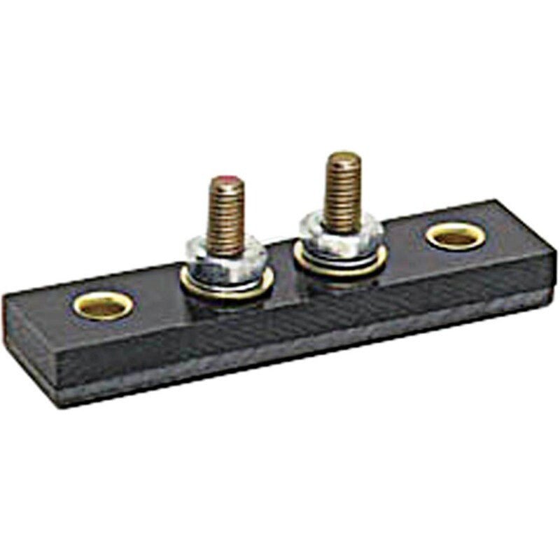 Junction Block 2P Terminal Block with Nuts & Washers, 2 Circuits, Bulk Pack