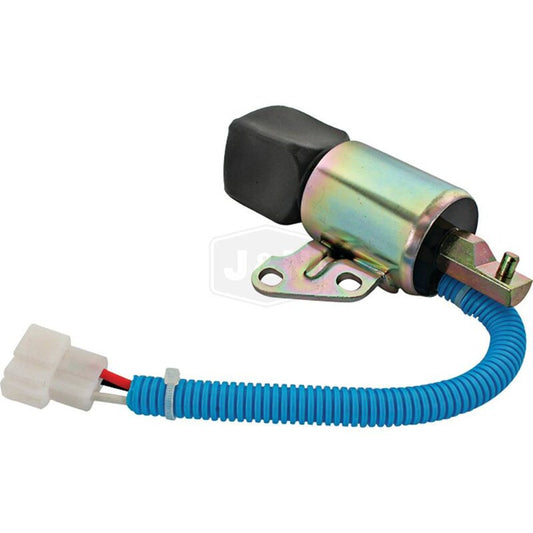 New 12V Fuel Shutoff Solenoid for Arrowhead, Kubota, Synchro Start Models
